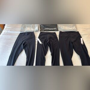 BNWT SweetLegs Athleisure Full Length Black Leggings.